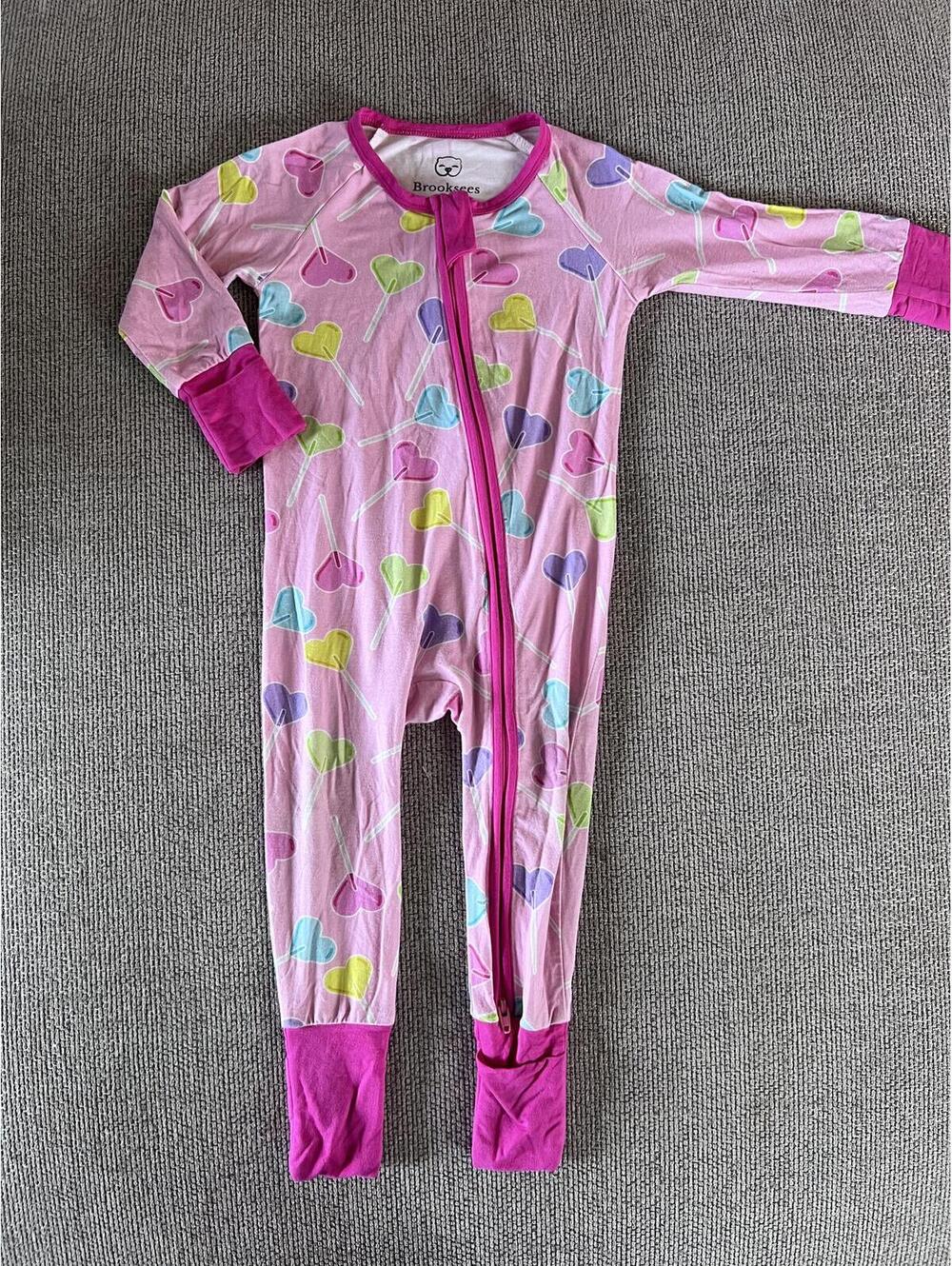 Brooksees Bamboo Hearts Pajamas